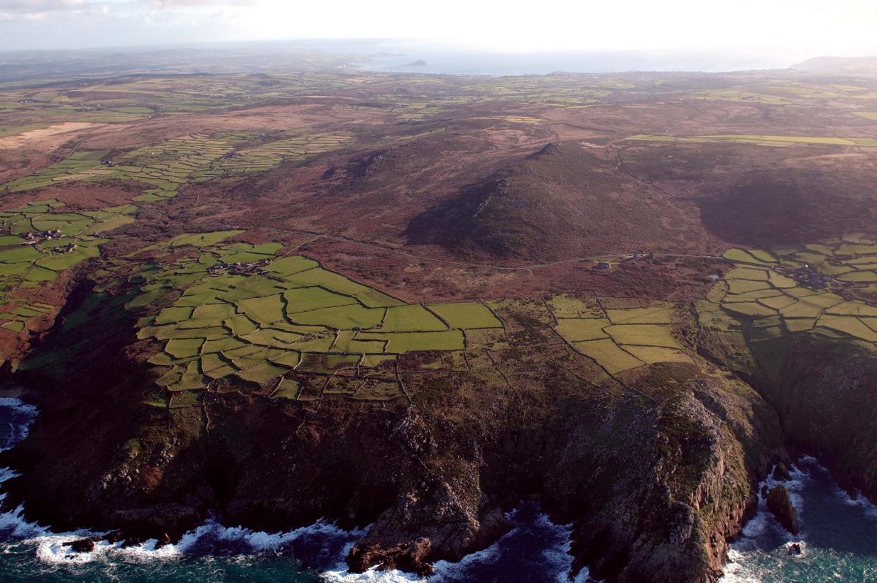 View south over Carn Galver