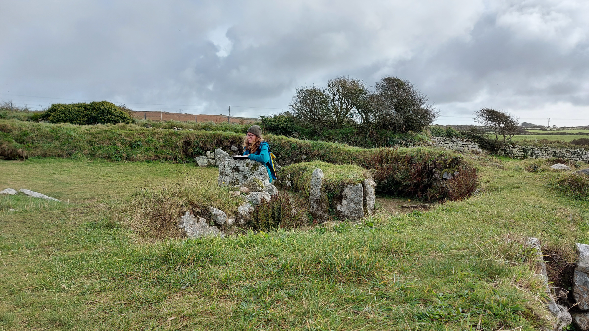 Mayes Creative artist walk at Carn Euny