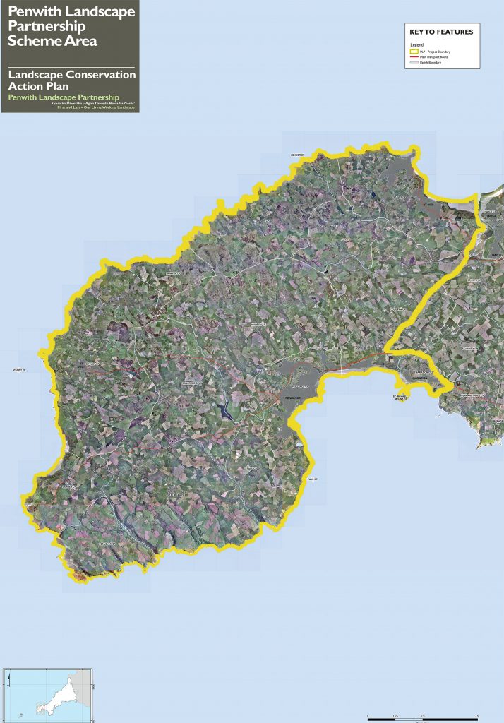 Penwith Landscape Partnership area map