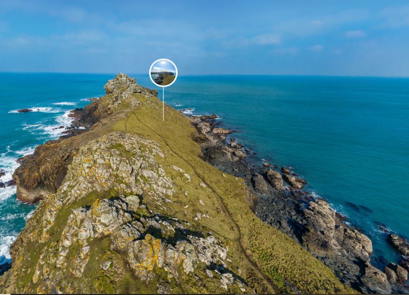 Gurnard's Head Ramparts on the PLEN interactive virtual platform