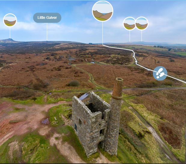 Greenburrow Engine House as seen on the Penwith Landscape Exploration Network