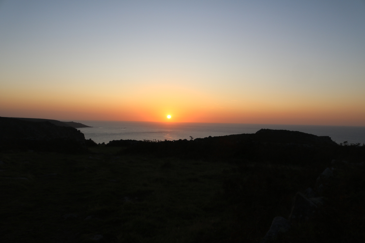 Penwith sunset near Carn Galver