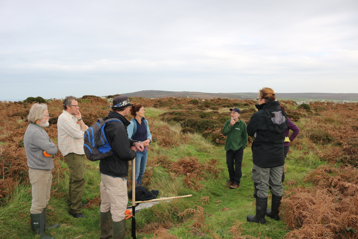 Volunteer task at Chun Castle and Bosullow Trehyllys